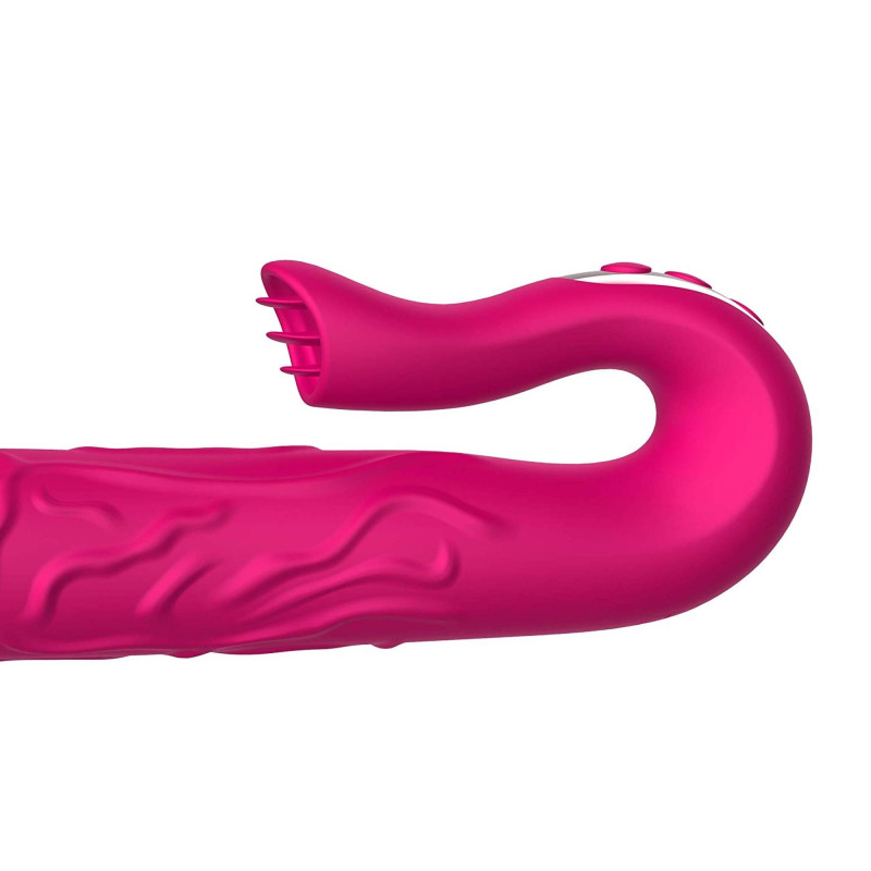 Вібратор B - Series Cute Realistic Tongue Stimulating Dildo Vibrator
