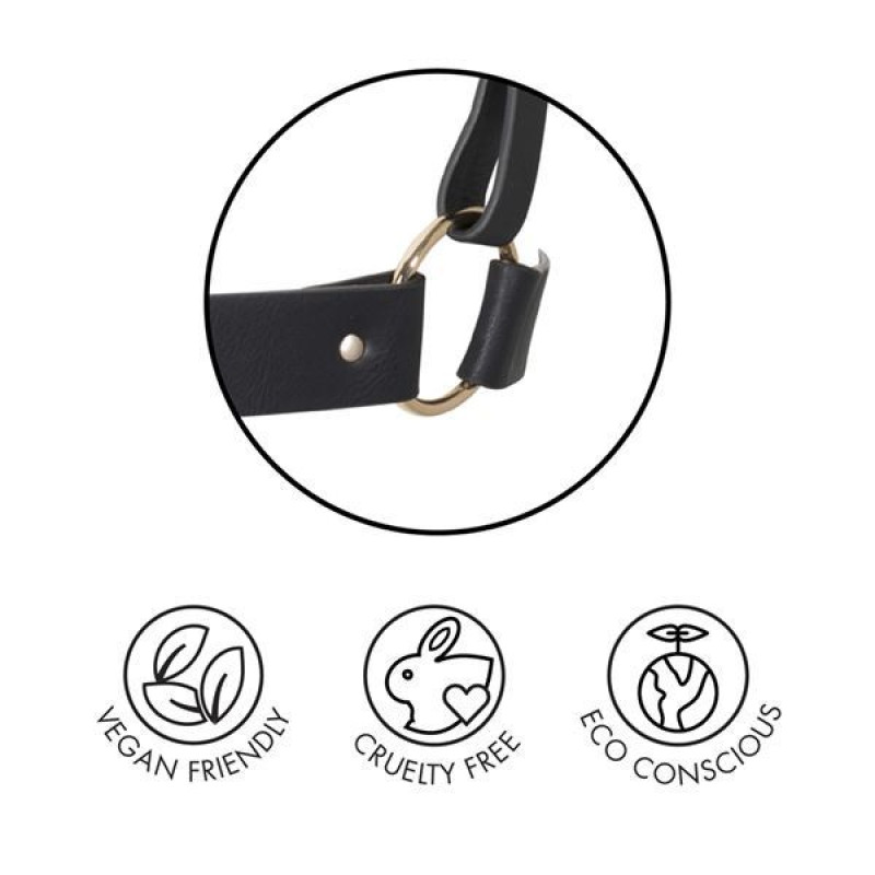 Портупея Bijoux Indiscrets MAZE X Harness Черная