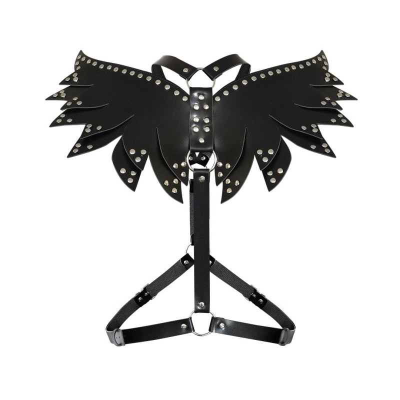 Жіноча портупея Art of Sex - Wings чорна XS-M, екошкіра