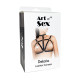 Женская портупея Art of Sex - Delaria Leather harness, Черная XS-M