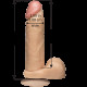 Фаллоимитатор Doc Johnson The Realistic Cock 8 inch White - PVC, Vack-U-Lock, диаметр 5,1 см