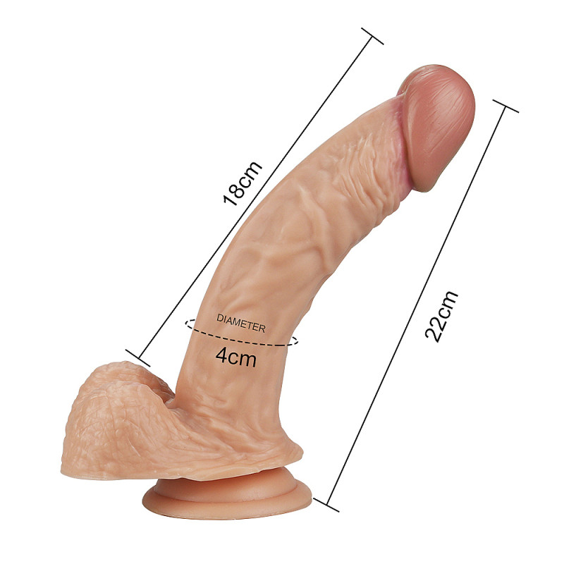 Фалоімітатор LoveToy Real Extreme Dildo 8.5 #2