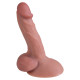 Фалоімітатор Erospace Natural Play Silicone Dildo D4, 21 см