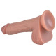 Фалоімітатор Erospace Natural Play Silicone Dildo D5, 22 см