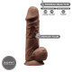 Фаллоимитатор SilexD Norman Brown (MODEL 4 size 8.5in), двухслойный, силикон + Silexpan, диаметр 5 см