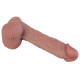 Фалоімітатор Erospace Natural Play Silicone Dildo D5, 22 см