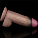 Фалоімітатор LoveToy DualLoveToyLayered Silicone Cock XXL 9.5 Brown