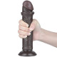 Фаллоимитатор LoveToy Sliding-Skin Dual Layer Dong 8 Black