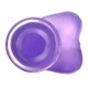 Фаллоимитатор с мошонкой LoveToy Jelly Studs Crystal Dildo Small 6 Purple