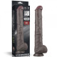 Фалоімітатор LoveToy Dual Layered Bendable Silicone Cock XXL 14.5 Black