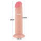 Фалоімітатор LoveToy Sliding-Skin Dual Layer Dong 8 Flesh