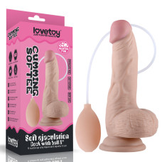 Фалоімітатор LoveToy Soft Ejaculation Cock With Ball 8