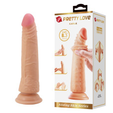 Фалоімітатор Pretty Love Kable Sliding Skin 8.3 Flesh