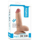 Фалоімітатор із мошонкою LoveToy Dildo The Ultra Soft Dude 7,5 Тілесна