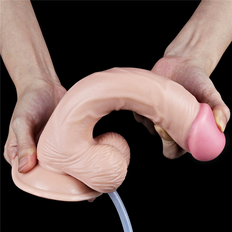 Фалоімітатор із Насіння виверженням LoveToy Squirt Extreme Dildo 9 Тілесний