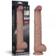 Фалоімітатор LoveToy Dual Layered Bendable Silicone Cock XXL 14.5 Flesh