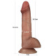 Фалоімітатор LoveToy Sliding Skin Pro Dual Layer Silicone Dong 7.5