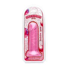 Фаллоимитатор с ароматом жвачки Toyz4lovers Delicious Dildo Bubble Gum, 15 см