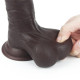Фалоімітатор LoveToy Sliding-Skin Dual Layer Dong 7.8 Black