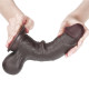 Фалоімітатор LoveToy Sliding-Skin Dual Layer Dong 7.8 Black