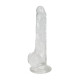 Прозорий фалоімітатор Alive Jelly Dildo Lusty
