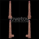 Фалоімітатор LoveToy Dual Layered Bendable Silicone Cock XXL 16 Flesh