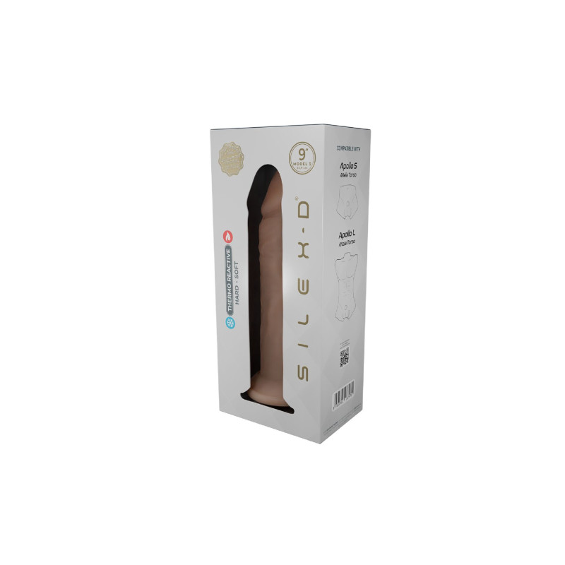 Фалоімітатор SilexD Oscar Flesh (MODEL 2 size 9in) Liquid Silicone підходить для Apollo