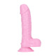 Фалоімітатор з ароматом жуйки Toyz4lovers Delicious Dildo Bubble Gum, 18 см
