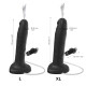 Фаллоимитатор, заканчивающий Strap-On-Me Squirting Cum Dildo Realistic Black, диам. 3,5 см, силикон