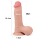 Фалоімітатор LoveToy Sliding-Skin Dual Layer Dong 7.8 Flesh