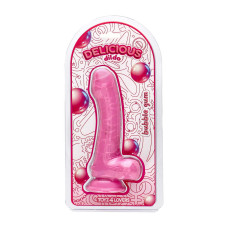 Фалоімітатор з ароматом жуйки Toyz4lovers Delicious Dildo Bubble Gum, 18,5 см