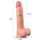 Фалоімітатор LoveToy DualLoveToyLayered Silicone Cock 10 Flesh #1