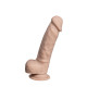 Фалоімітатор SilexD Johnny Real Skin Flesh (7in MODEL 1), суперсофт-силікон+Silexpan, діаметр 3,8см