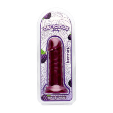 Фалоімітатор з ароматом ожини Toyz4lovers Delicious Dildo Berries, 15 см