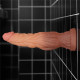 Фаллоимитатор LoveToy DualLoveToyLayered Silicone Cock 9.5 Brown