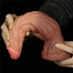 Фаллоимитатор LoveToy DualLoveToyLayered Silicone Cock 9.5 Brown