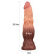 Фаллоимитатор LoveToy DualLoveToyLayered Silicone Cock 9.5 Brown