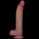Фалоімітатор LoveToy Sliding Skin Pro II Dual Layer Silicone Dong 10 Flesh