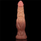 Фаллоимитатор LoveToy DualLoveToyLayered Silicone Cock 9.5 Brown