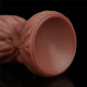 Фаллоимитатор LoveToy DualLoveToyLayered Silicone Cock 9.5 Brown