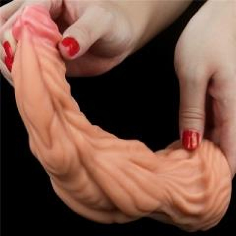 Фалоімітатор LoveToy DualLoveToyLayered Silicone Cock 9.5 Flesh