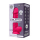 Фалоімітатор з вібрацією SilexD Norman Vibro Pink (MODEL 1 size 8,5), двошаровий, діаметр 5 см