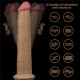 Вібратор LoveToy DualLoveToyLayered Silicone Rotator 10 Flesh