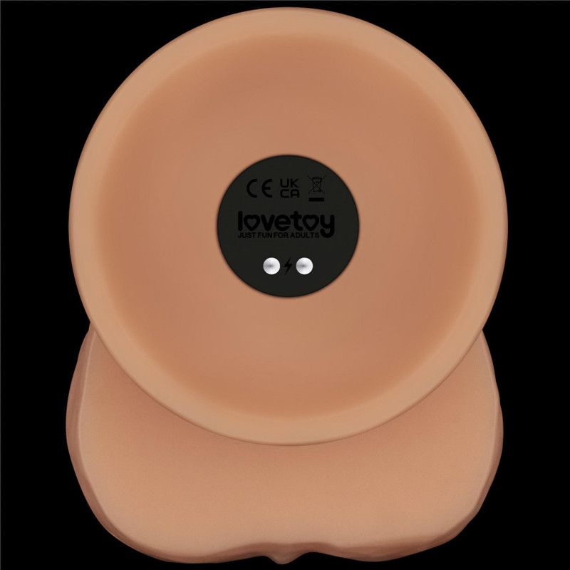 Реалістичний вібратор LoveToy Vibrating Power Basics Cock 8.5