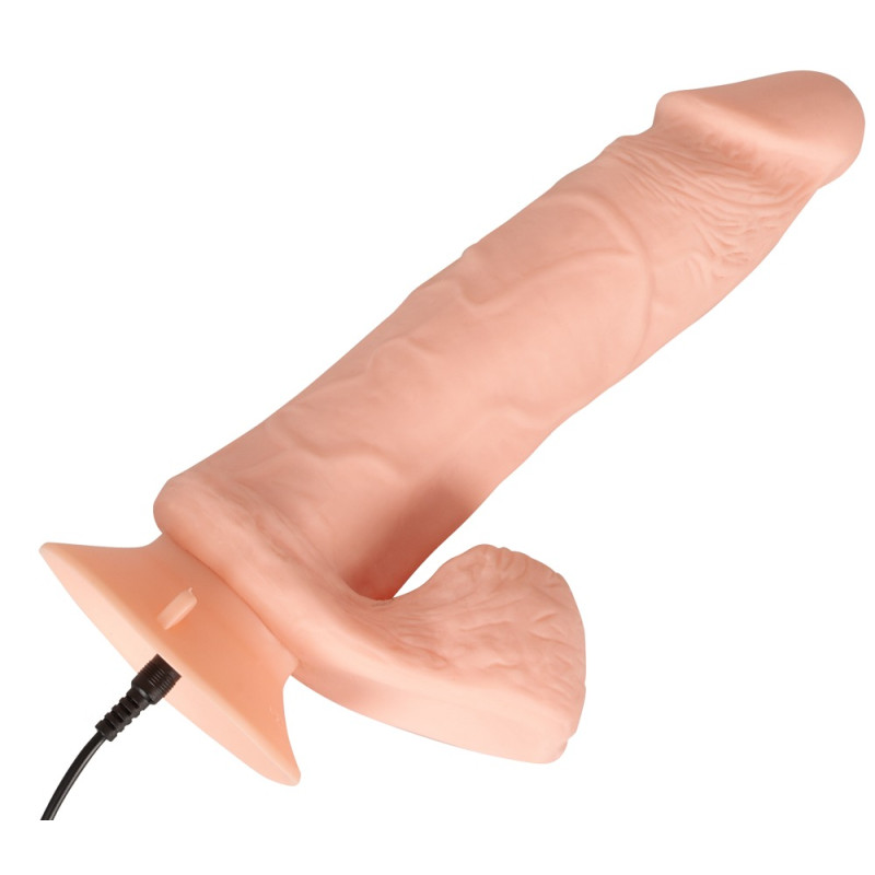 Вібратор Nature Skin Bendable RC Vibrator with Balls