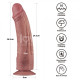 Реалістичний вібратор LoveToy Vibrating Dual Density Power Cock 10.5