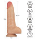 Реалистичный вибратор LoveToy Vibrating Power Basics Cock 9