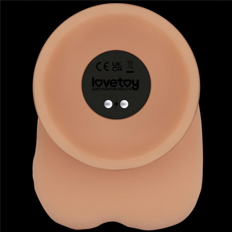 Реалистичный вибратор LoveToy Vibrating Power Basics Cock 9