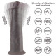 Вибратор LoveToy DualLoveToyLayered Silicone Rotator 8 Black