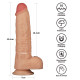 Реалістичний вібратор LoveToy Vibrating Power Basics Cock 9.5